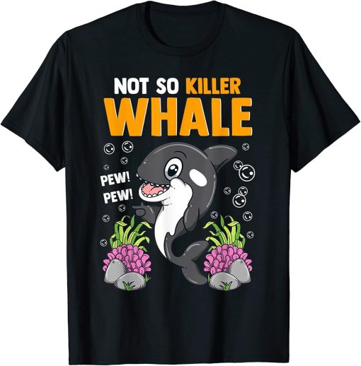 Funny Not So Killer Whale Sea Panda Orca & Marine Life Lover T-Shirt